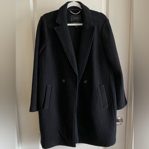 J. Crew Jackets & Blazers - J. Crew Black Wool Pea Coat